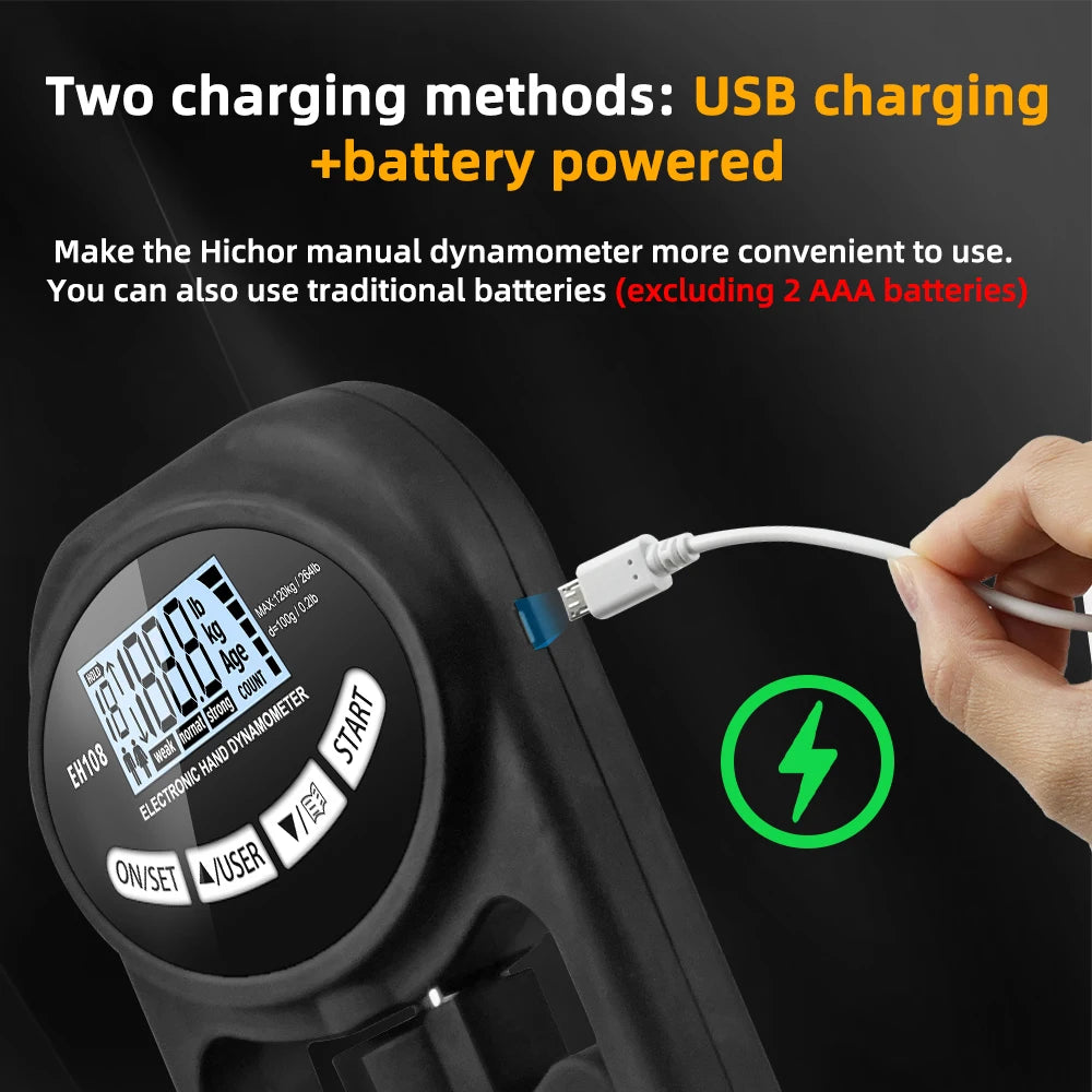 Greppstyrkemätare 120kg